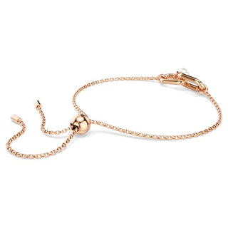 Swarovski Constella bracelet Crystal pearl, Round cut, White, Rose gold-tone plated 5728588