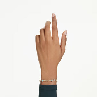 Swarovski Constella bracelet Mixed cuts, Green, Gold-tone plated 5722478