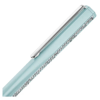 Swarovski Crystal Shimmer ballpoint pen, Blue lacquered, Chrome plated - 5678190
