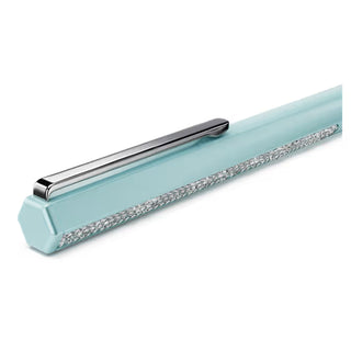 Swarovski Crystal Shimmer ballpoint pen, Blue lacquered, Chrome plated - 5678190