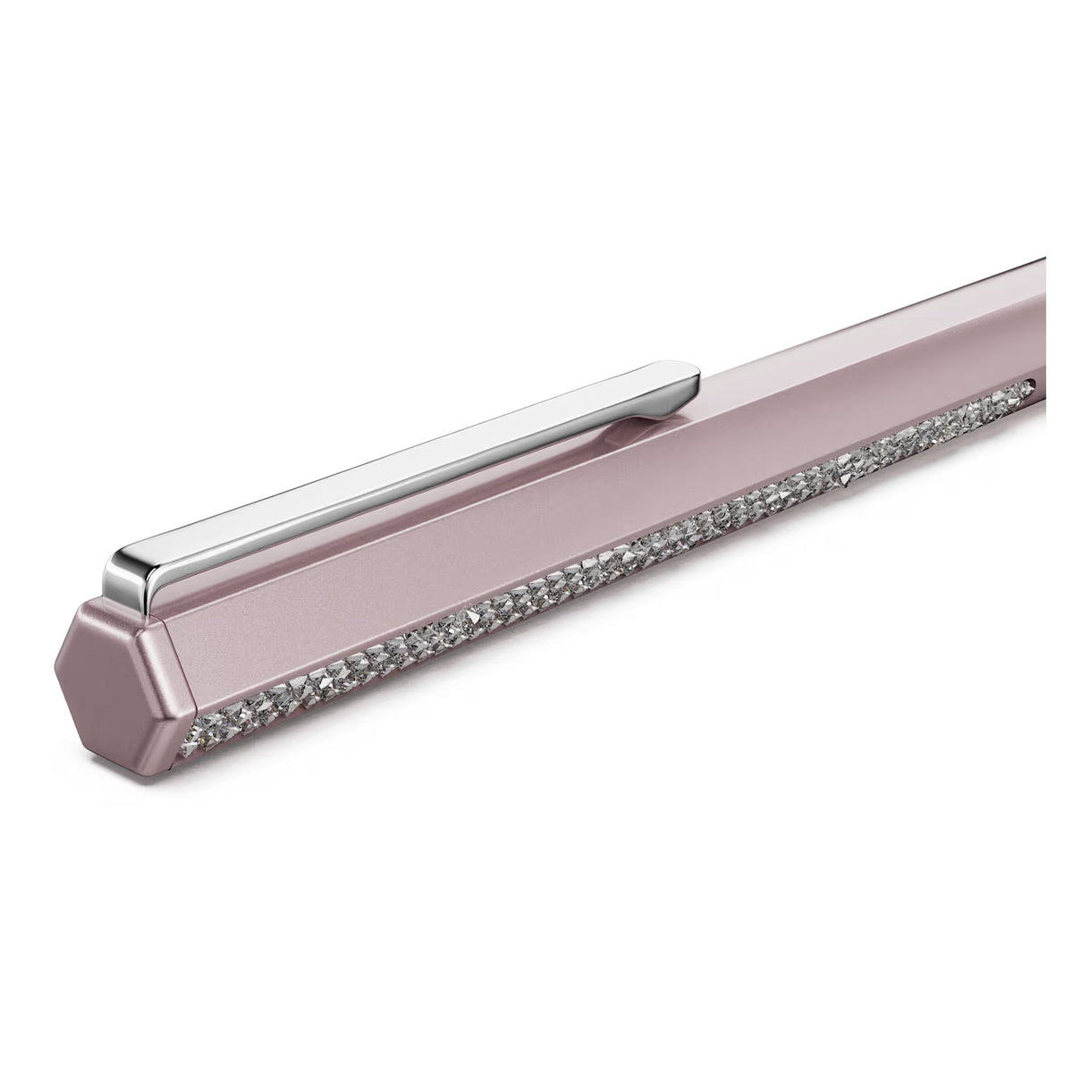 Swarovski Crystal Shimmer ballpoint pen, Pink lacquered, Chrome plated 5678188