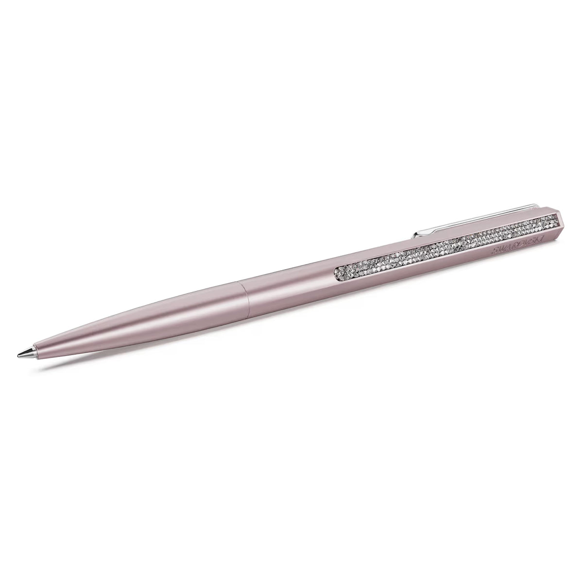 Swarovski Crystal Shimmer ballpoint pen, Pink lacquered, Chrome plated 5678188