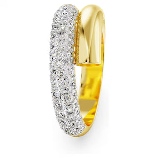 Swarovski Dextera cocktail ring, White, Gold-tone plated 5668810