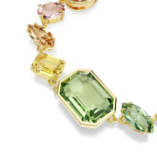 Swarovski Gema bracelet, Mixed cuts, Multicolored, Gold-tone plated 5737453