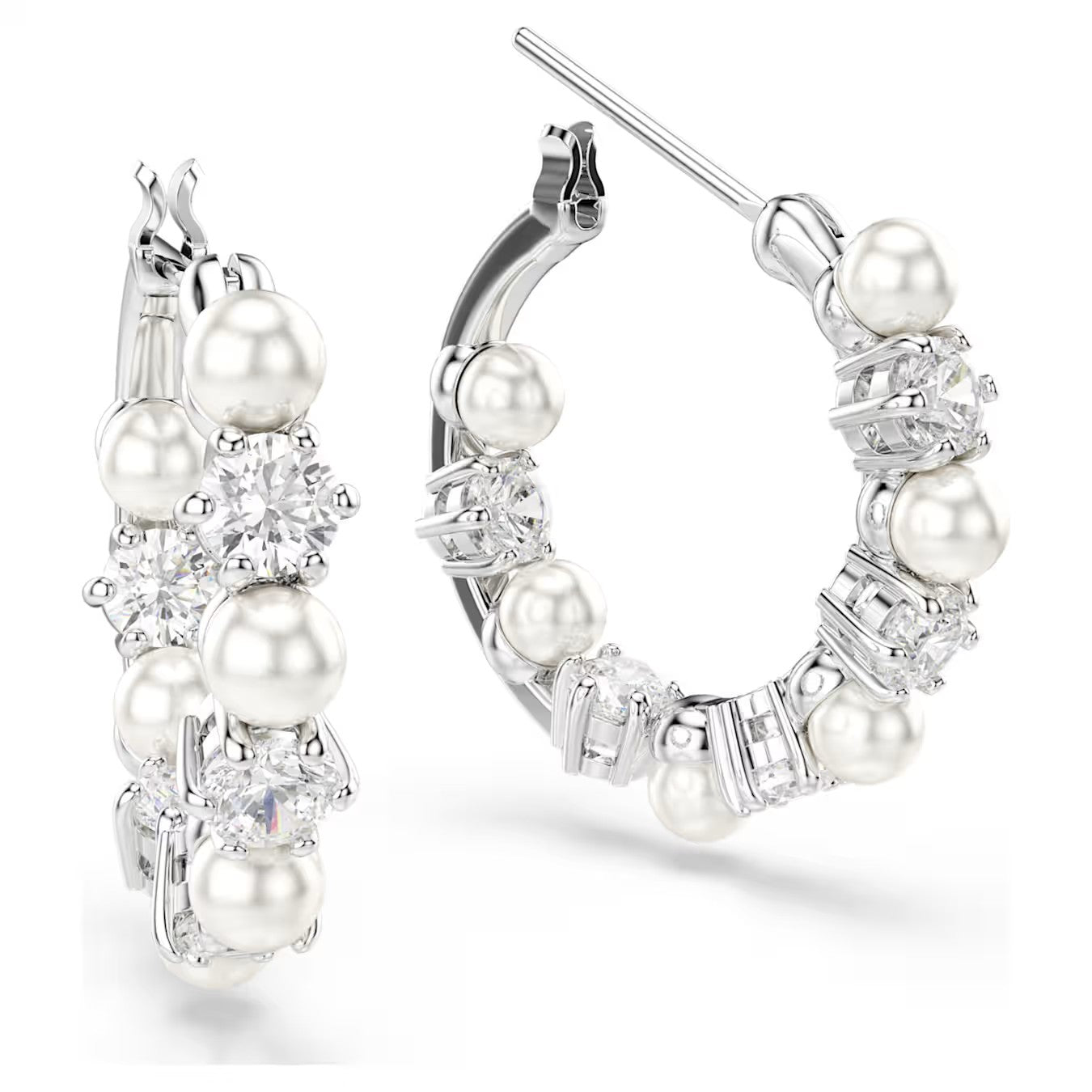 Swarovski Matrix Pearl Hoop Earrings - 5709256/5720885 (SS) – Dana
