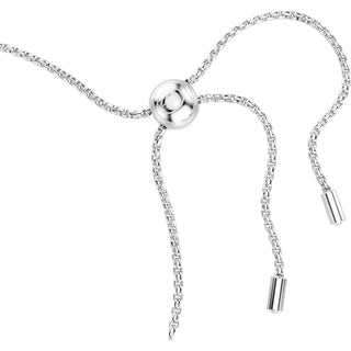 Swarovski Matrix Tennis bracelet, Mixed round cuts, Blue, Rhodium plated 5725854