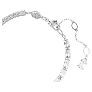 Swarovski Matrix bracelet, Mixed cuts, White, Rhodium plated 5693154