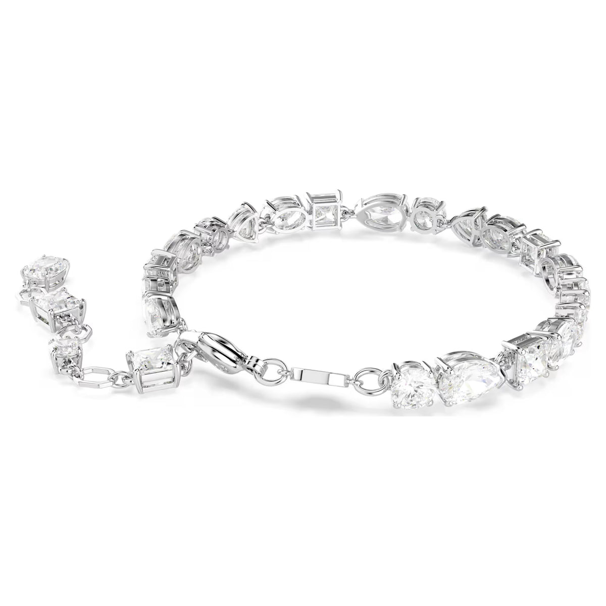 Swarovski Mesmera bracelet, Mixed cuts, White, Rhodium plated 5731959