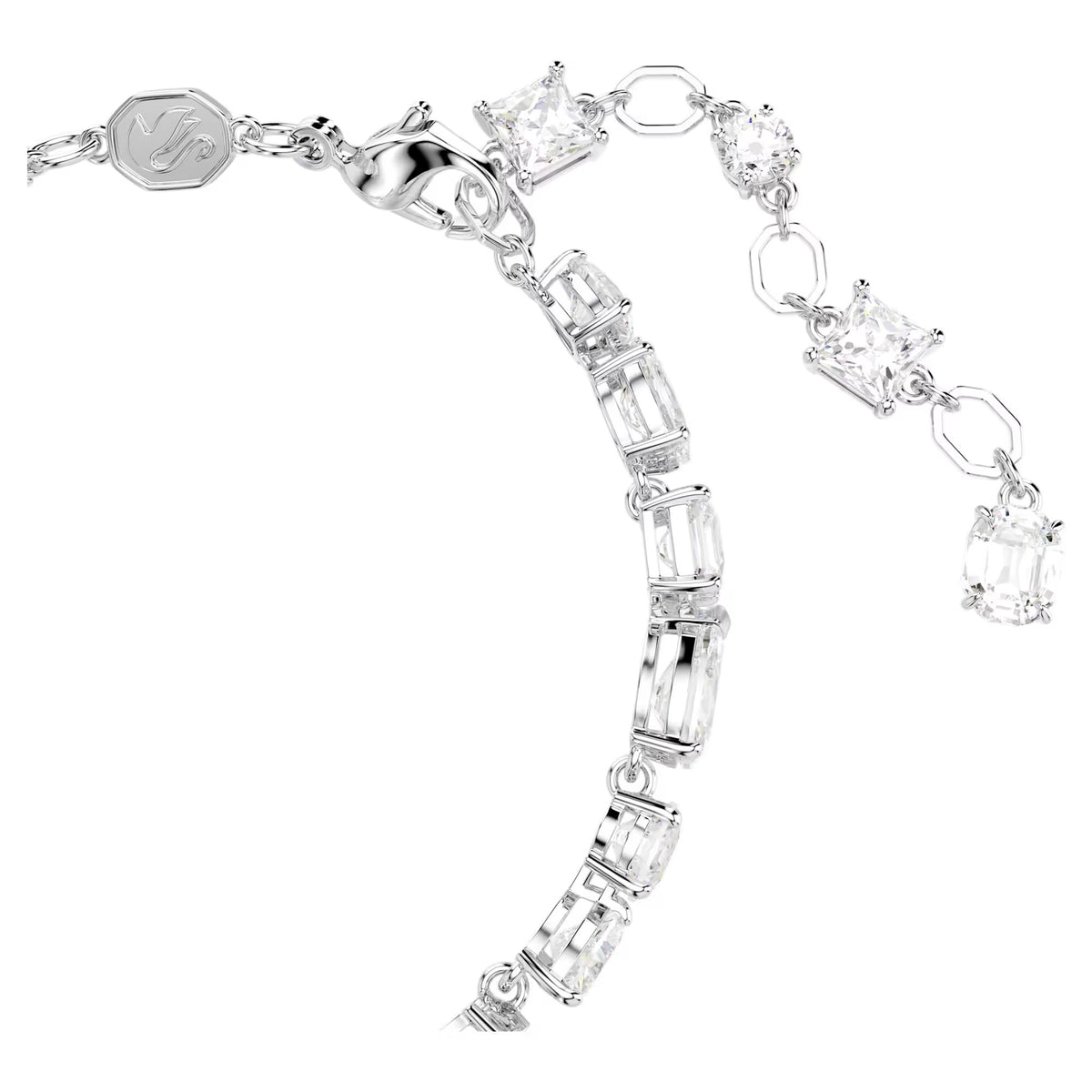 Swarovski Mesmera bracelet, Mixed cuts, White, Rhodium plated 5731959