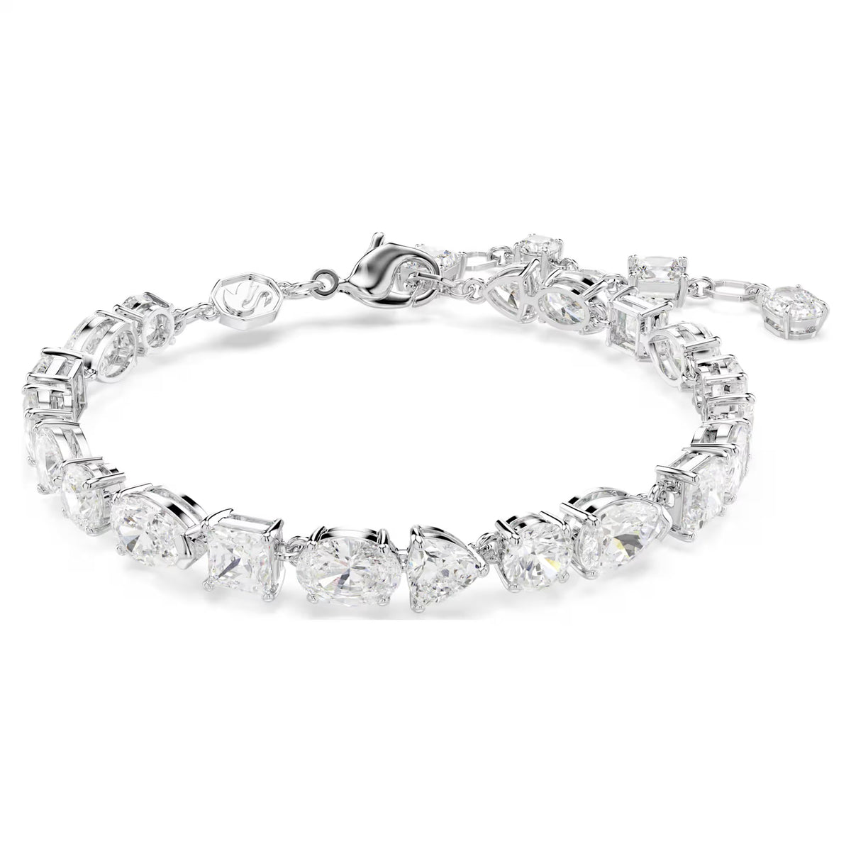 Swarovski Mesmera bracelet, Mixed cuts, White, Rhodium plated 5731959