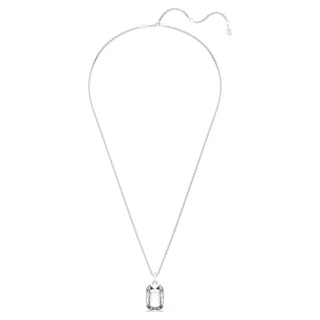 Swarovski Millenia pendant, Octagon cut, White, Rhodium plated 5725768
