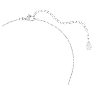 Swarovski Symbolica pendant, Crystal pearl, Round cut, Pavé, Horse shoe, White, Rhodium plated 5736247