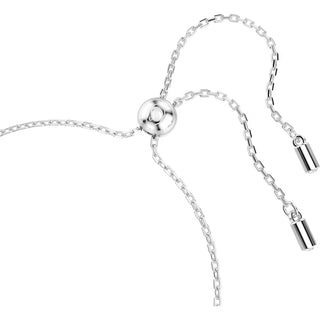 Swarovski Una Angelic bracelet, Round cut, Double sided motifs, White, Rhodium plated 5732272