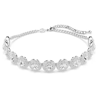 Swarovski Una Angelic choker White, Rhodium plated 5733194
