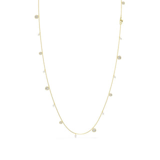 Swarovski Una Angelic strandage, Crystal pearl, Round cut, White, Gold-tone plated 5742380