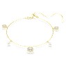 Swarovski Una Angelic strandage, Crystal pearl, Round cut, White, Gold-tone plated 5742380