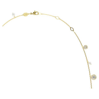 Swarovski Una Angelic strandage, Crystal pearl, Round cut, White, Gold-tone plated 5742380