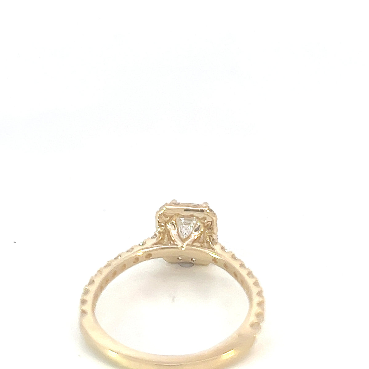 14K Yellow Gold 0.91cttw Lab Grown Diamond Engagement Ring