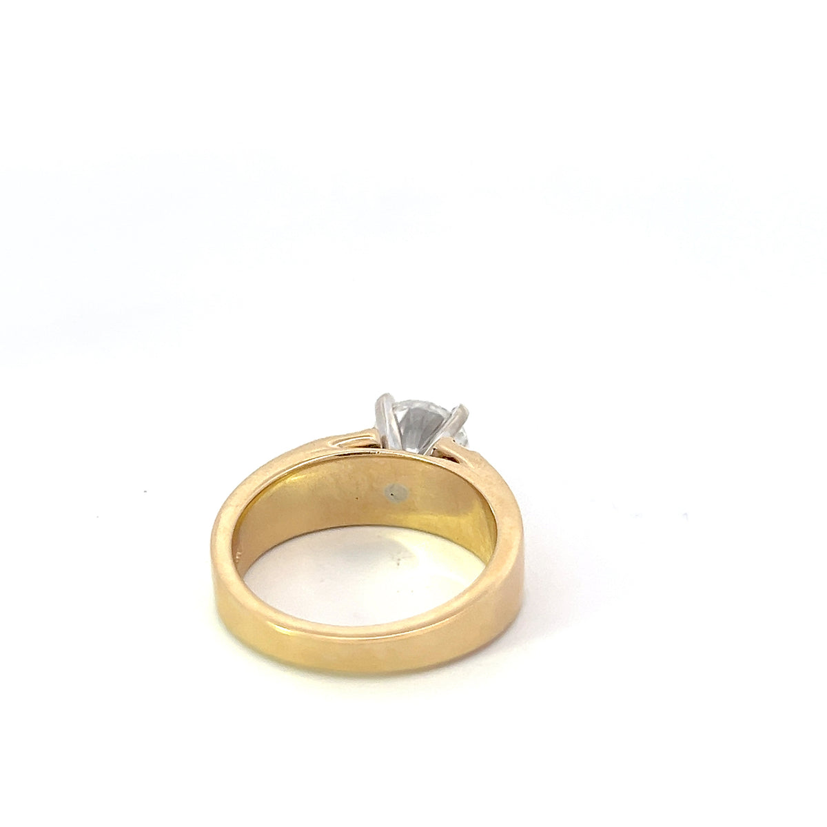 14K Yellow and White Gold 1.75cttw Lab Grown Diamond Ring