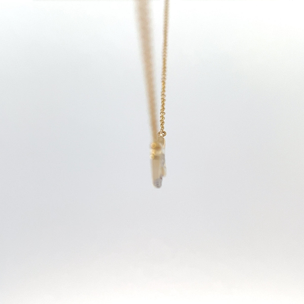 10K Yellow Gold 0.13cttw Diamond Necklace
