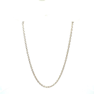 925 Sterling Silver 2.3mm Rope Chain