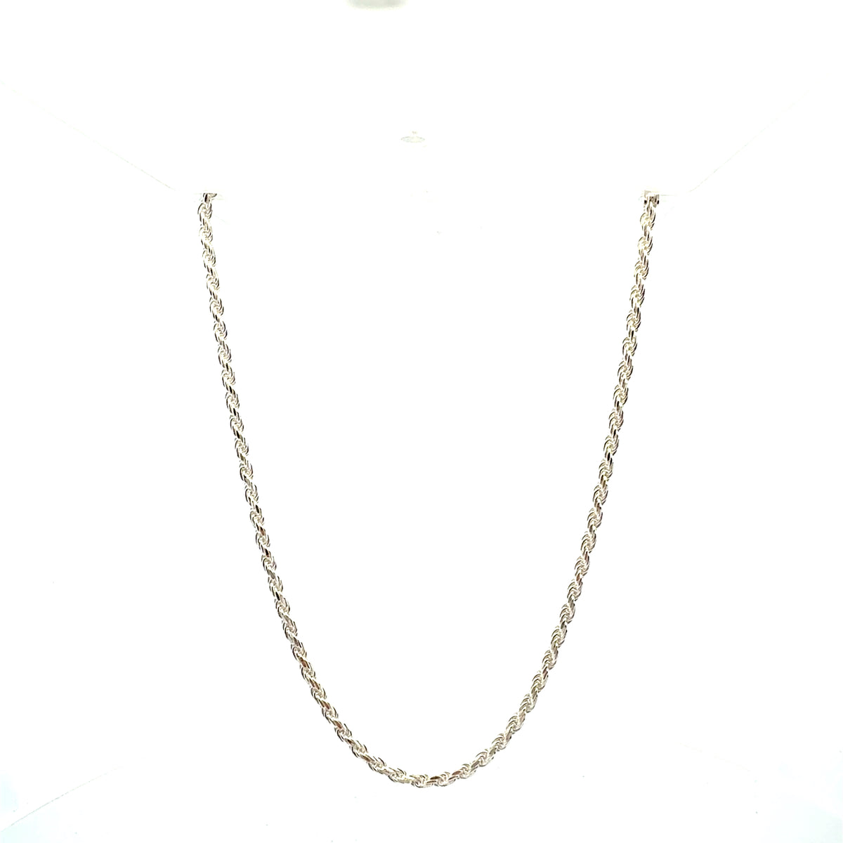 925 Sterling Silver 2.3mm Rope Chain