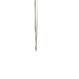 Sterling Silver 0.13cttw Diamond Heart  Pendant, 18"