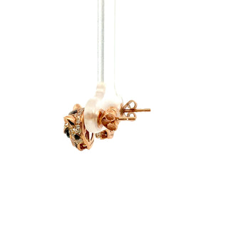 Previously Loved - Effy® 1/2 ct. t.w. Diamond Panther Earrings in 14K Rose Gold