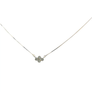 Sterling Silver Multi Bezel Set Lab Grown Diamonds  Pendant Necklace