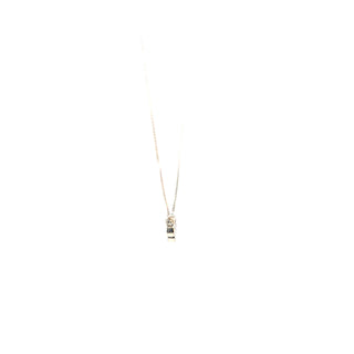Sterling Silver Multi Bezel Set Lab Grown Diamonds  Pendant Necklace