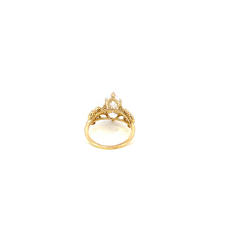 14K Yellow Gold 3.50ct Marquise cut Lab Grown Diamond Ring