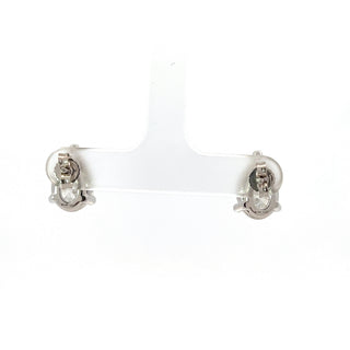 14K White Gold Pear Shape Lab Grown Diamond Stud Earrings
