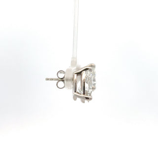 14K White Gold Pear Shape Lab Grown Diamond Stud Earrings