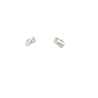 925 Sterling Silver Cubic Zirconia Hoops