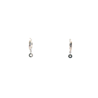 925 Sterling Silver Cubic Zirconia Hoops