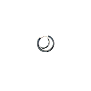 925 Sterling Silver Cubic Zirconia Hoops