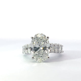 14K  Gold 7cttw Lab Grown Engagement Ring
