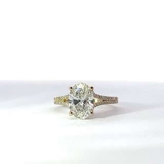 14K Gold 2.25cttw Lab Grown Engagement Ring