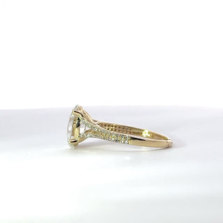 14K Gold 2.25cttw Lab Grown Engagement Ring