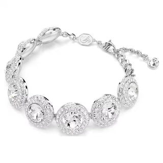 Una Angelic Bracelet White, Rhodium plated 5735343