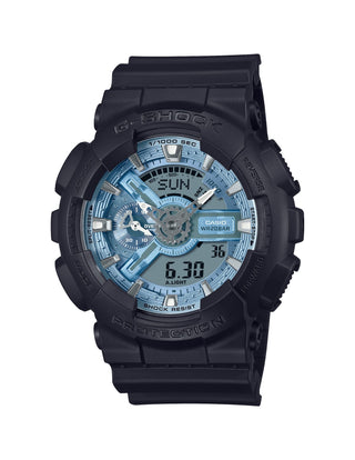 Casio G-Shock Analog Digital Watch, GA110CD-1A2, Ice Blue, 110 Series