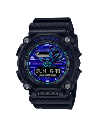 Casio G-Shock Analog Digital Watch, Virtual Blue Series GA900VB-1A