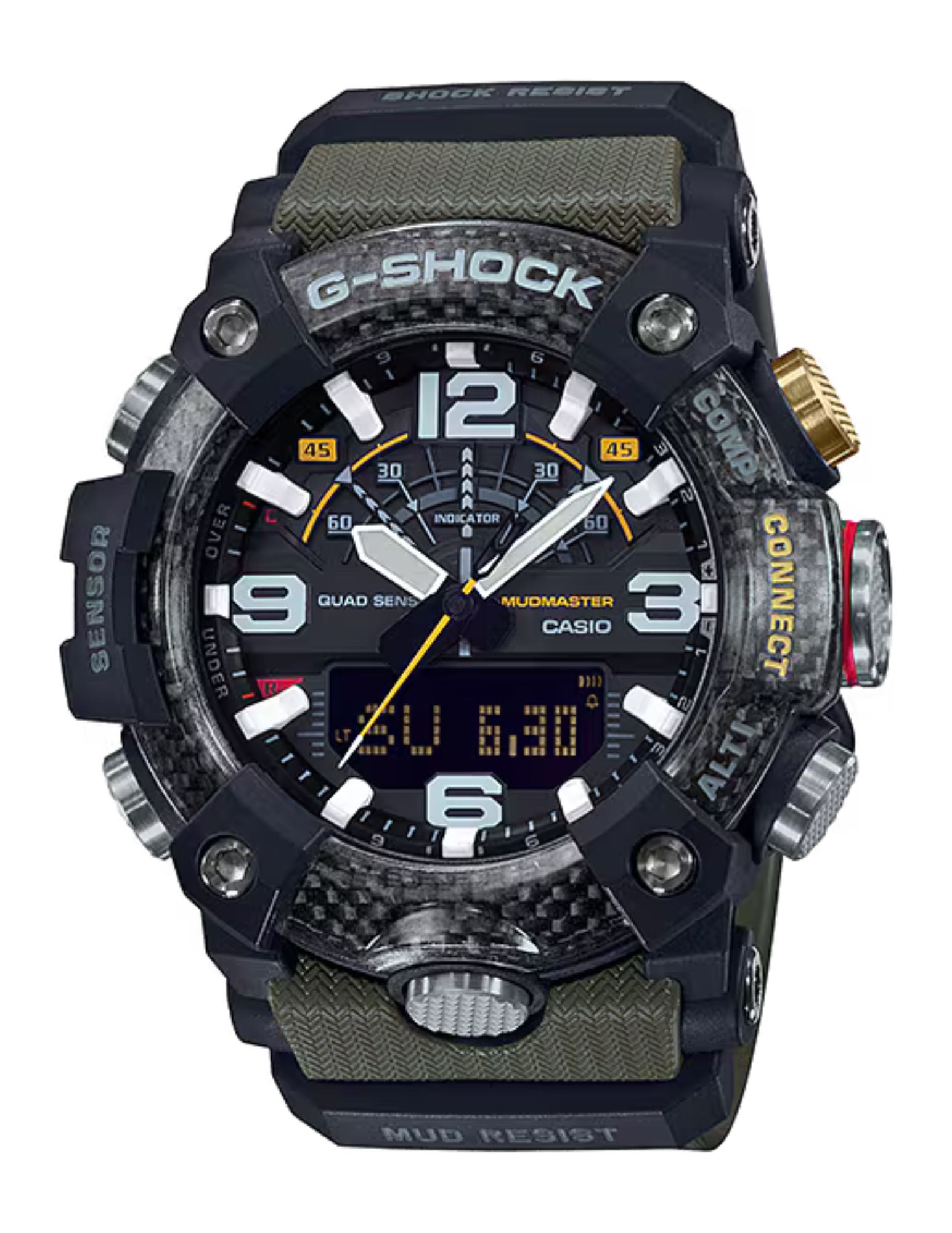 Casio G - Shock Master of G - Land Mudmaster Watch, GGB100-1A3, Black