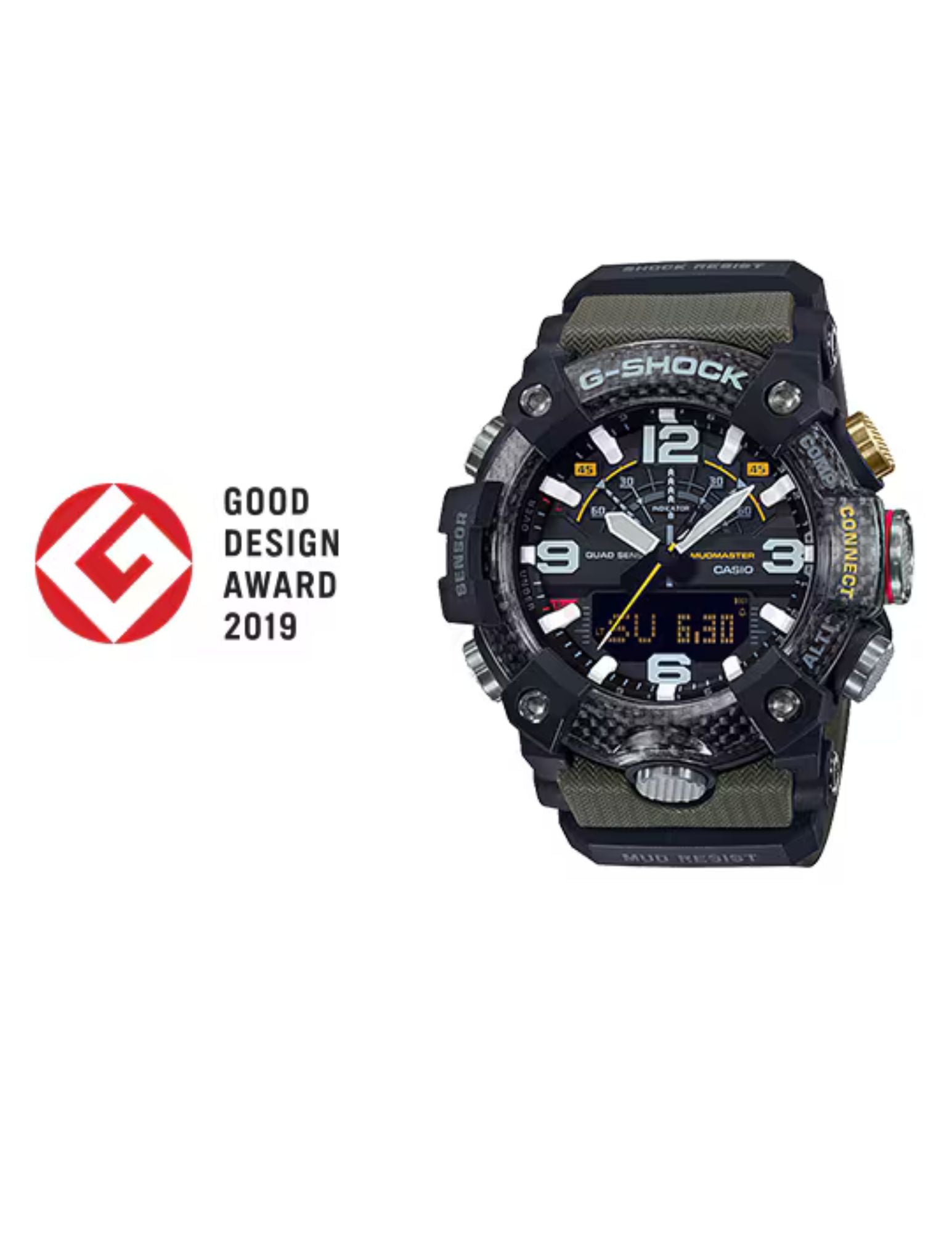 Casio G - Shock Master of G - Land Mudmaster Watch, GGB100-1A3, Black