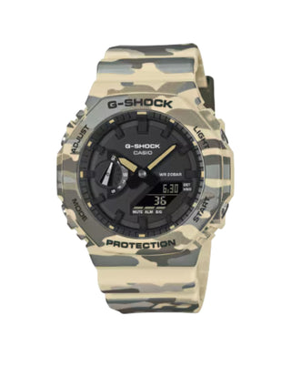 Casio G-Shock Analog Watch, 2100 Series, GA2100CM-5A, Camo