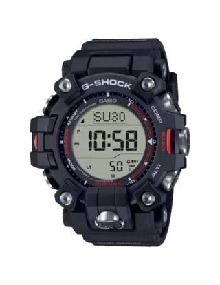 Casio G-Shock Digital Watch, Master of G-Land, Mudman, GW9500-1, Black & Red