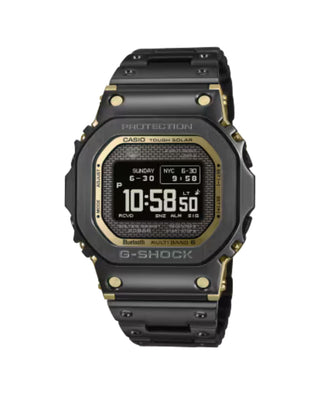Casio G-Shock Digital Watch, Full Metal, 5000 Series, GMWBZ5000BD1, Black & Gold