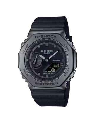 Casio G-Shock Analog Digital Watch, G-STEEL, 2100 Series, GM2100BB-1A, Black