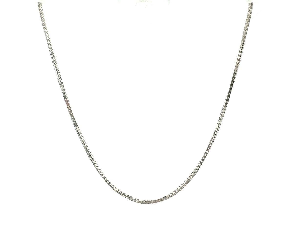 925 Sterling Silver 1.5mm Wheat Chain