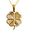 10K Yellow Gold 4-Leaf Clover Charm